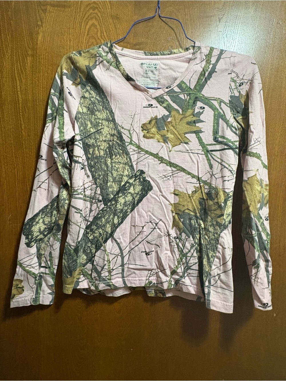 Mossy Oak Pink Camo Long-Sleeve Tee Pink Camo Women’s Size M
